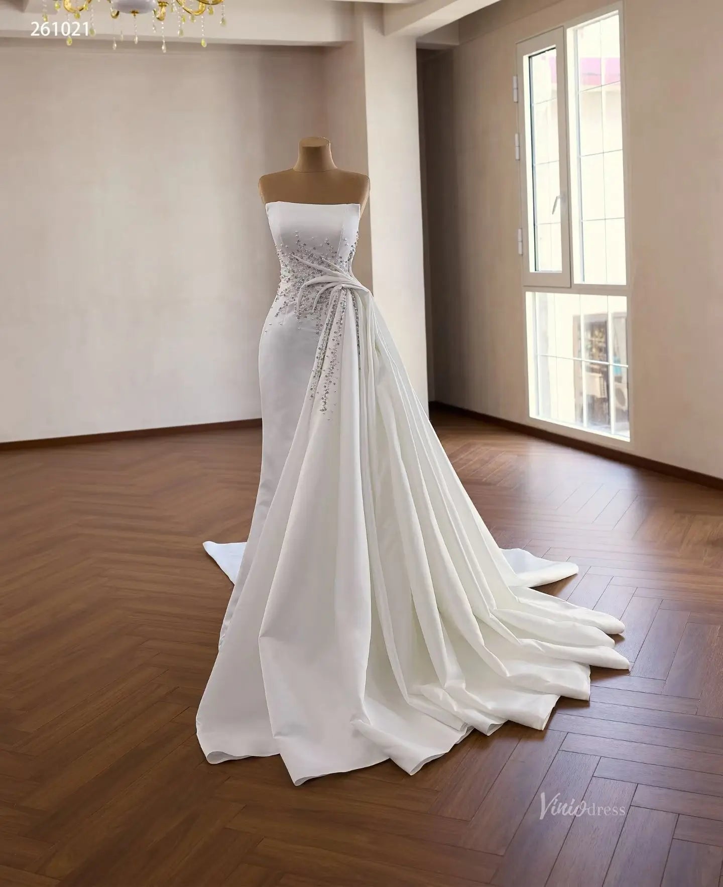 261021 80cm-wedding dresses 2026-Viniodress-Ivory-Custom Size – Add Measurements in Cart-