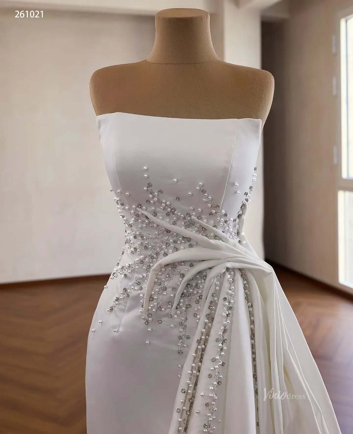 261021 80cm-wedding dresses 2026-Viniodress-Ivory-Custom Size – Add Measurements in Cart-
