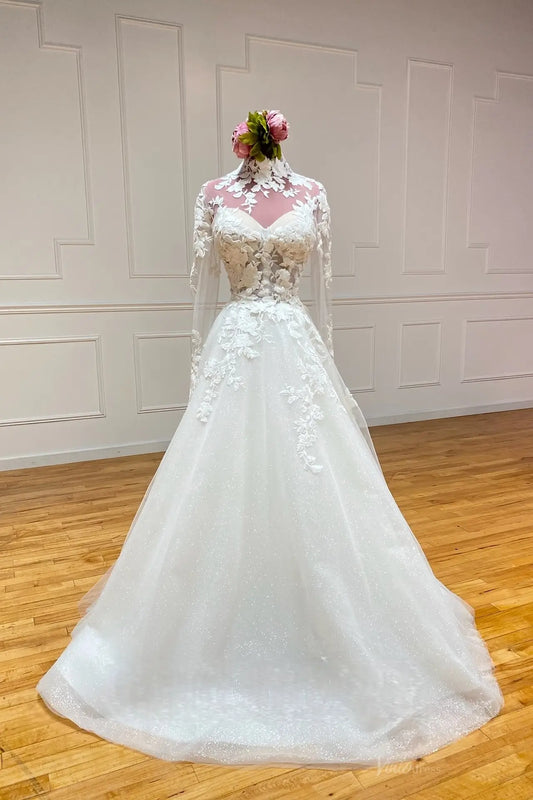 LA165-wedding dresses 2026-Viniodress-Ivory-Custom Size-