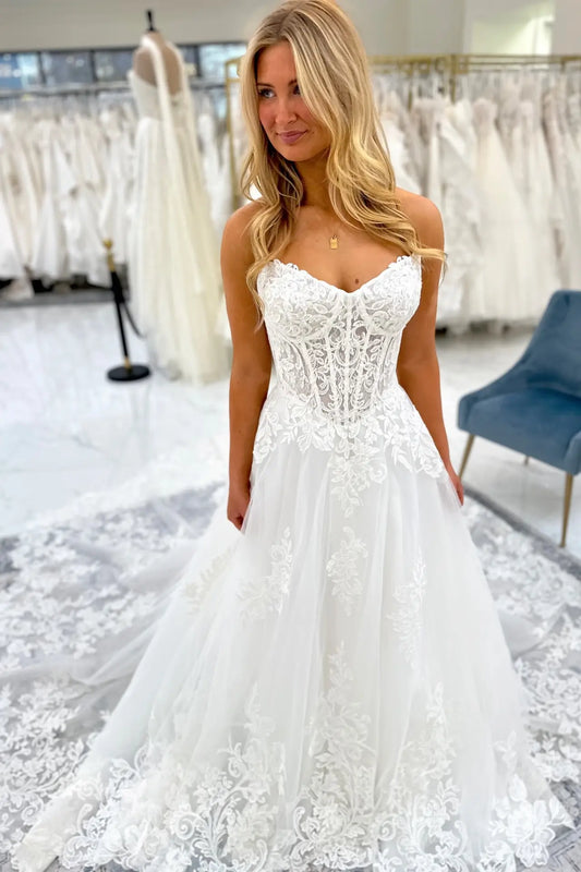 LA164-wedding dresses 2026-Viniodress-Ivory-Custom Size-