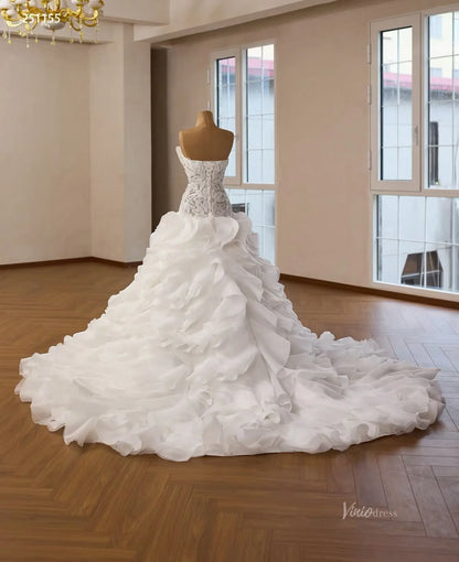 251155 80cm-wedding dresses 2026-Viniodress-Ivory-Custom Size – Add Measurements in Cart-
