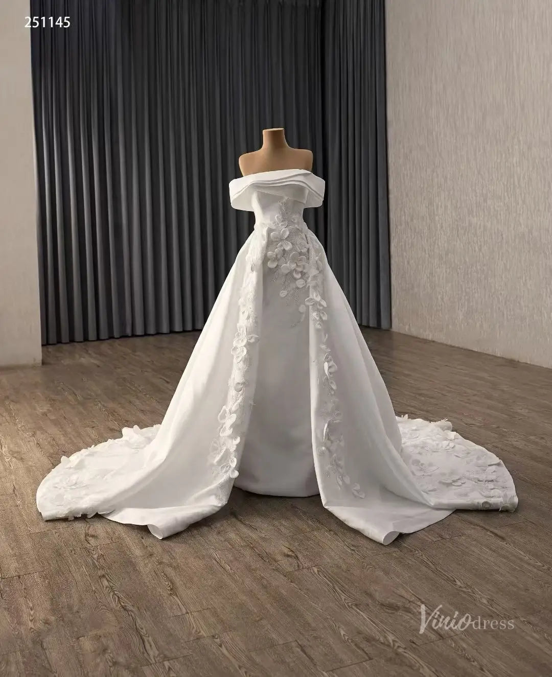 251145 80cm-wedding dresses 2026-Viniodress-Ivory-Custom Size-