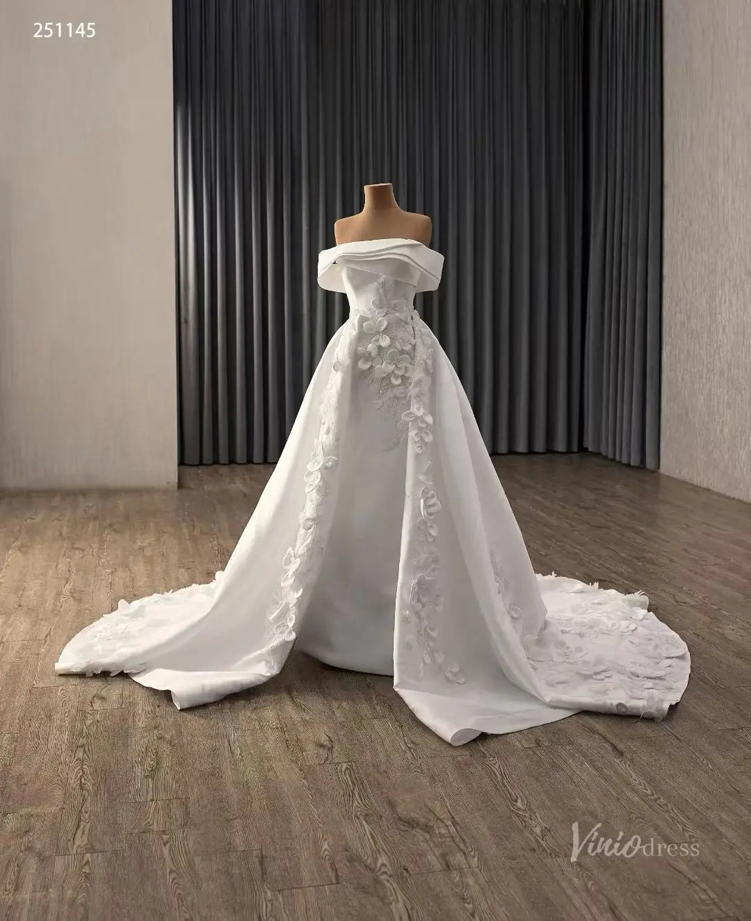 251145 80cm-wedding dresses 2026-Viniodress-Ivory-Custom Size-