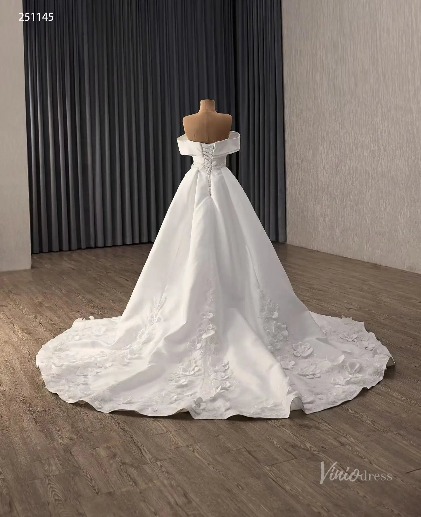 251145 80cm-wedding dresses 2026-Viniodress-Ivory-Custom Size-