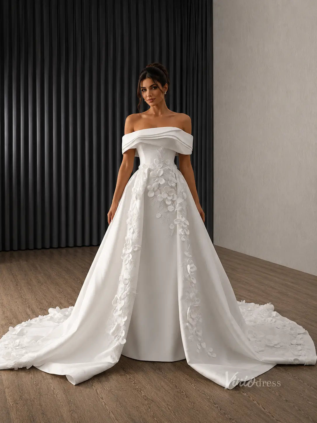 251145 80cm-wedding dresses 2026-Viniodress-Ivory-Custom Size-