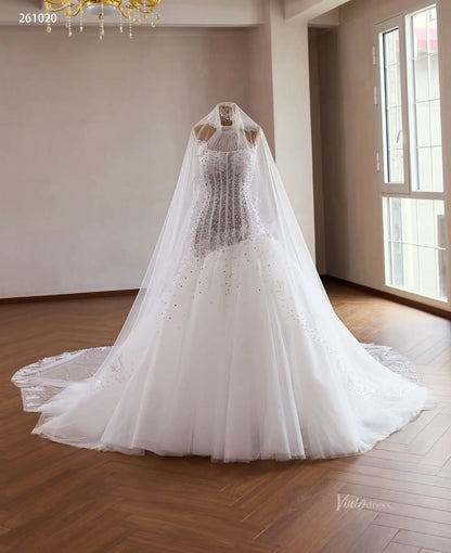 261020-wedding dresses 2026-Viniodress-Ivory-Dress Only-Custom Size – Add Measurements in Cart