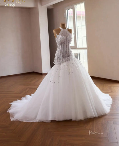 261020-wedding dresses 2026-Viniodress-Ivory-Dress Only-Custom Size – Add Measurements in Cart