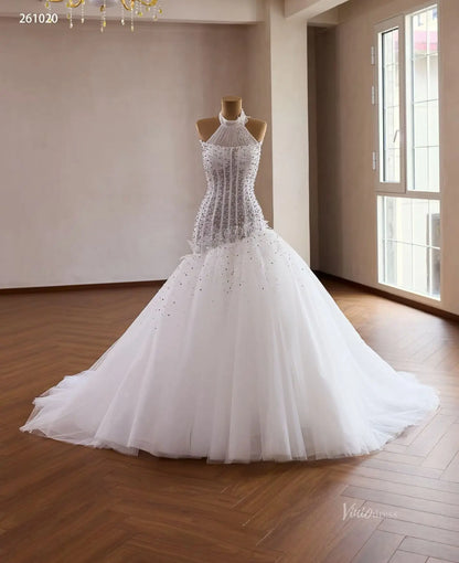 261020-wedding dresses 2026-Viniodress-Ivory-Dress Only-Custom Size – Add Measurements in Cart