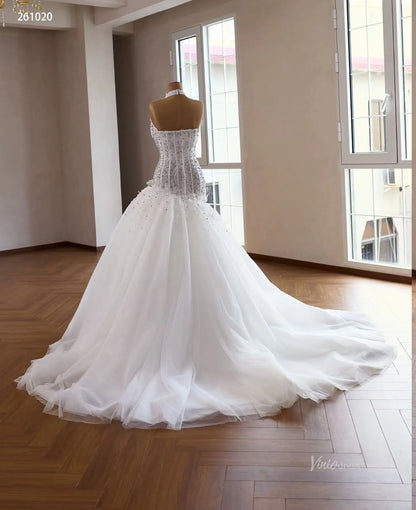 261020-wedding dresses 2026-Viniodress-Ivory-Dress Only-Custom Size – Add Measurements in Cart
