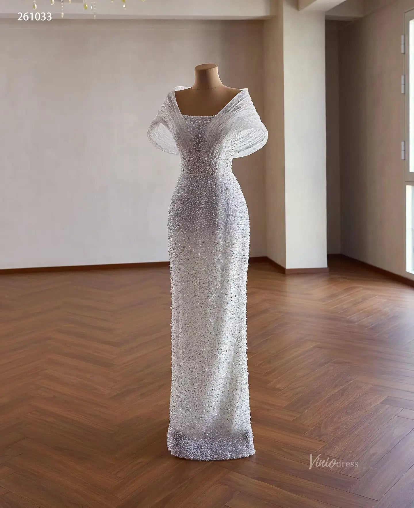 261033 80cm-wedding dresses 2026-Viniodress-Ivory-Custom Size – Add Measurements in Cart-