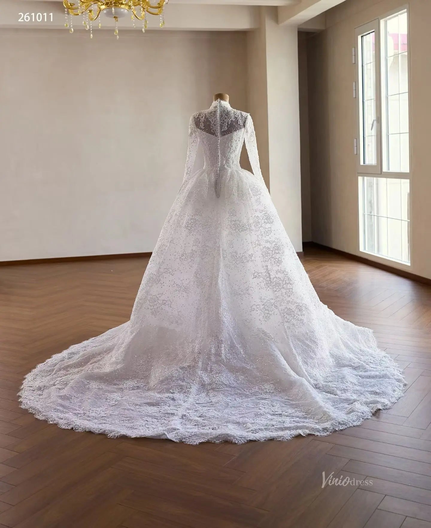 261011 80cm-wedding dresses 2026-Viniodress-Ivory-Custom Size – Add Measurements in Cart-
