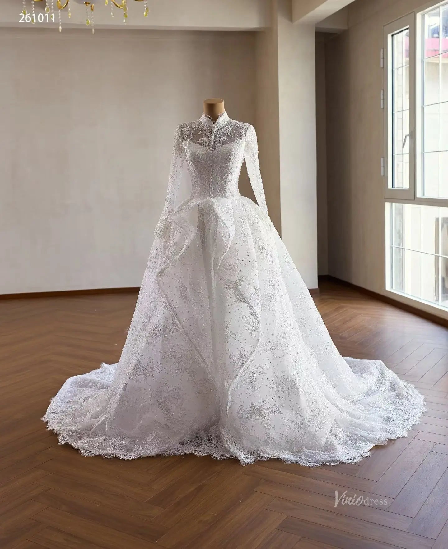261011 80cm-wedding dresses 2026-Viniodress-Ivory-Custom Size – Add Measurements in Cart-