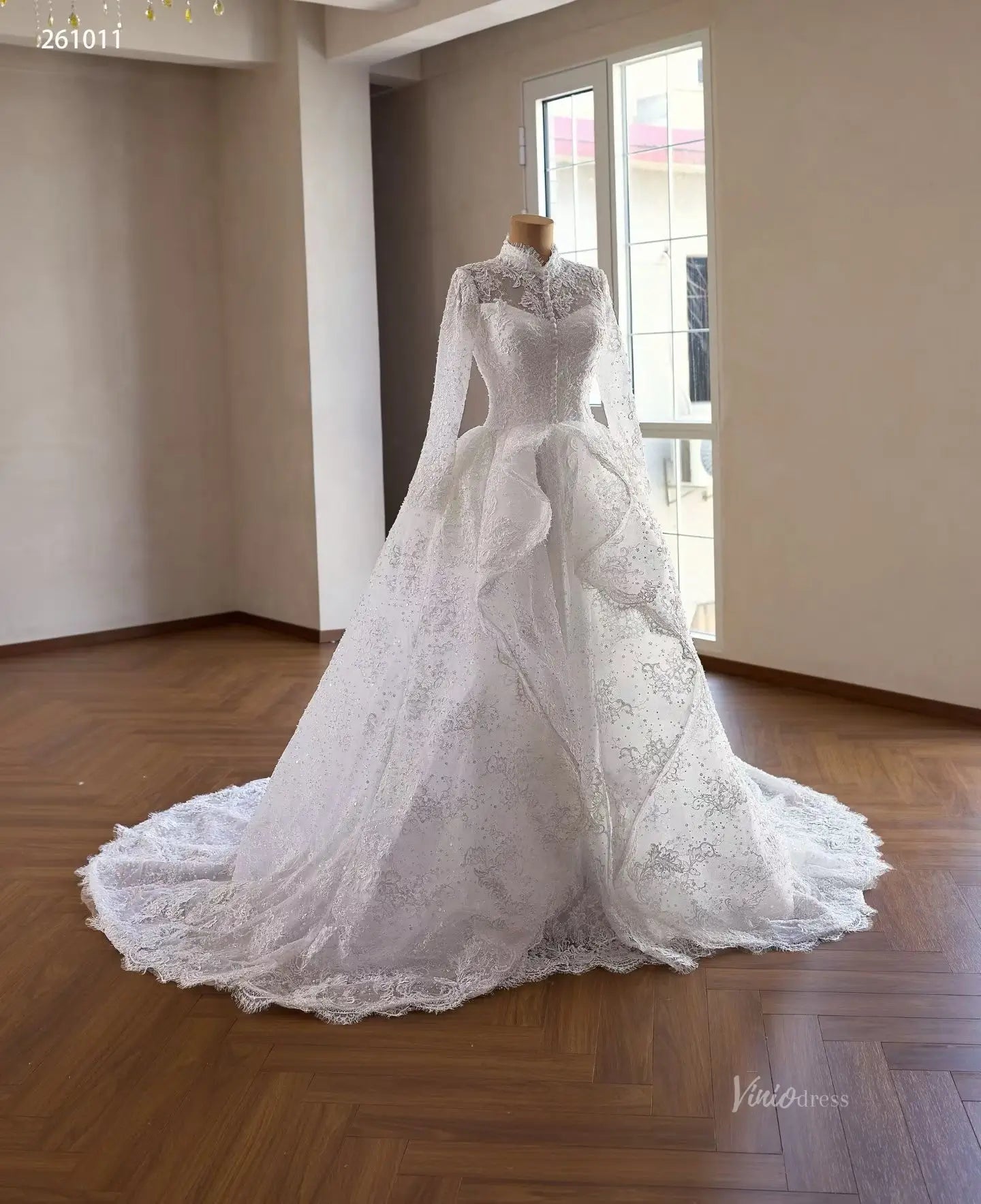 261011 80cm-wedding dresses 2026-Viniodress-Ivory-Custom Size – Add Measurements in Cart-