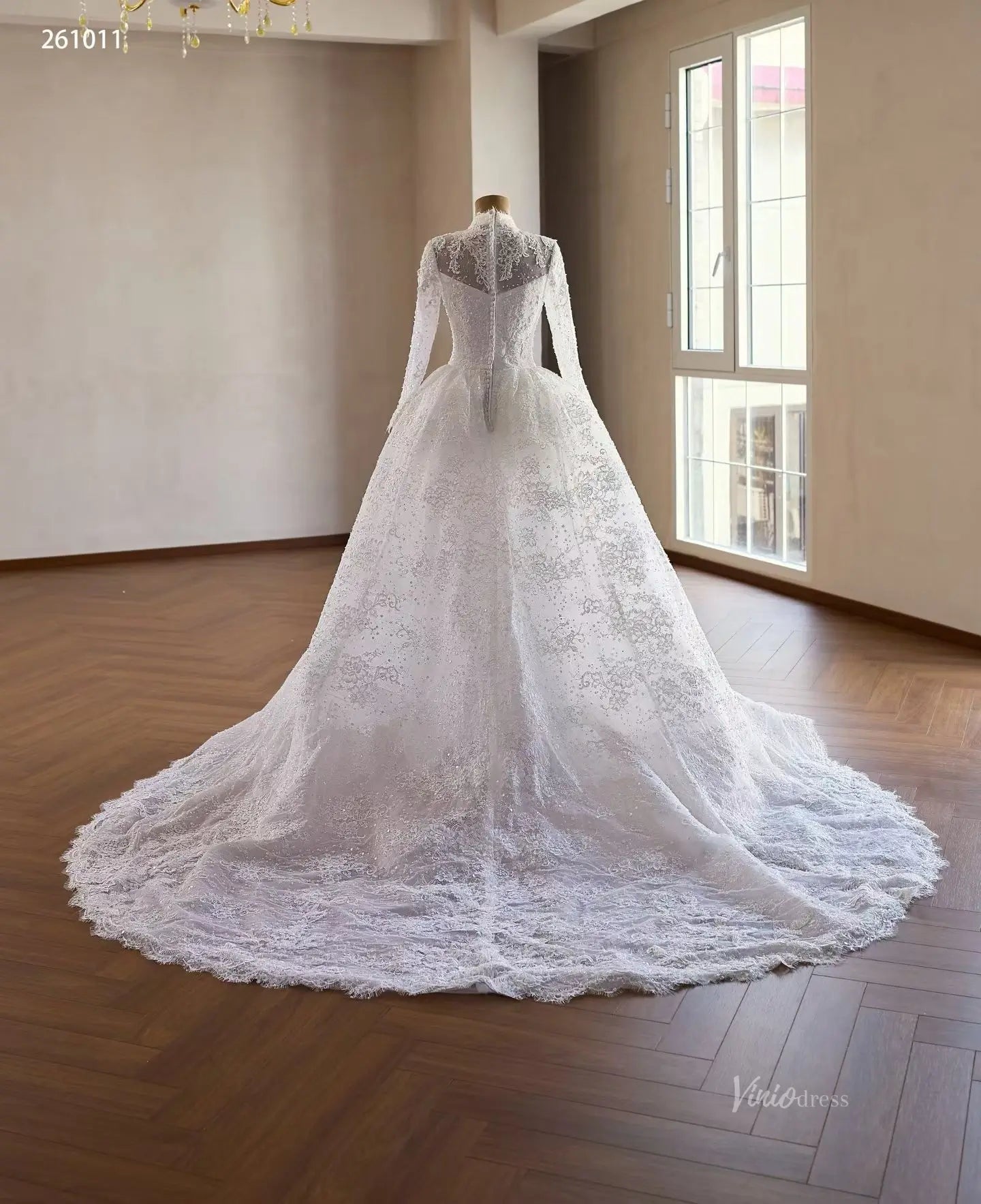 261011 80cm-wedding dresses 2026-Viniodress-Ivory-Custom Size – Add Measurements in Cart-