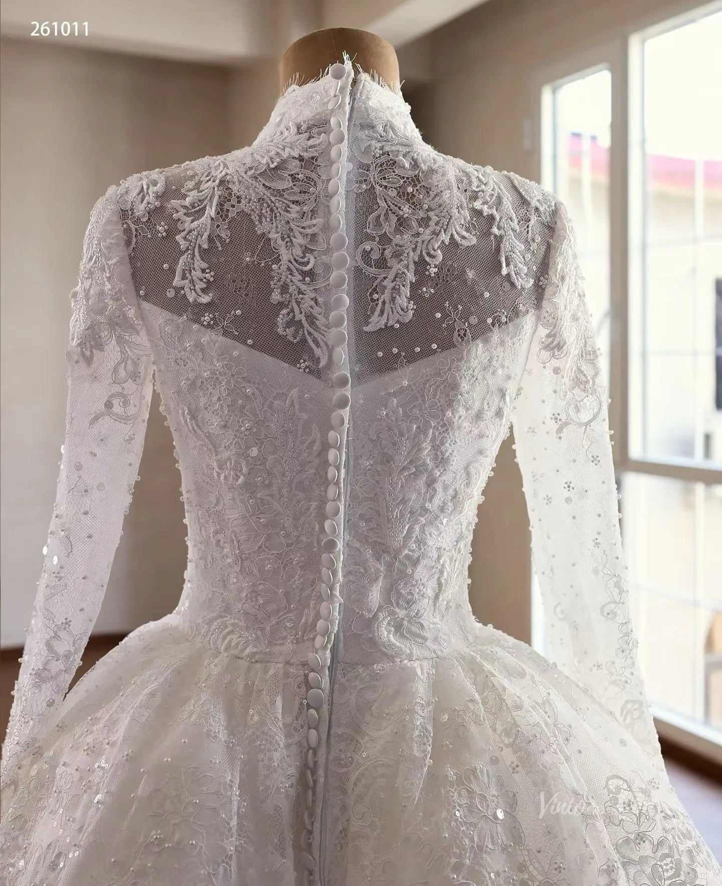 261011 80cm-wedding dresses 2026-Viniodress-Ivory-Custom Size – Add Measurements in Cart-