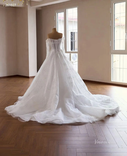 261027 80cm-wedding dresses 2026-Viniodress-Ivory-Custom Size – Add Measurements in Cart-