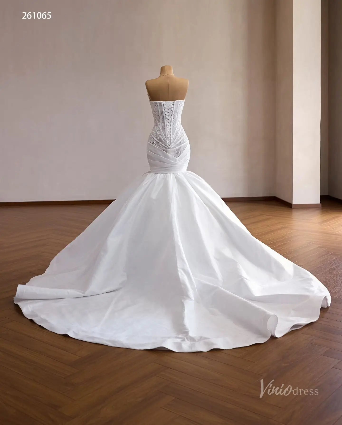 261065 1meter-wedding dresses 2026-Viniodress-Ivory-Custom Size – Add Measurements in Cart-