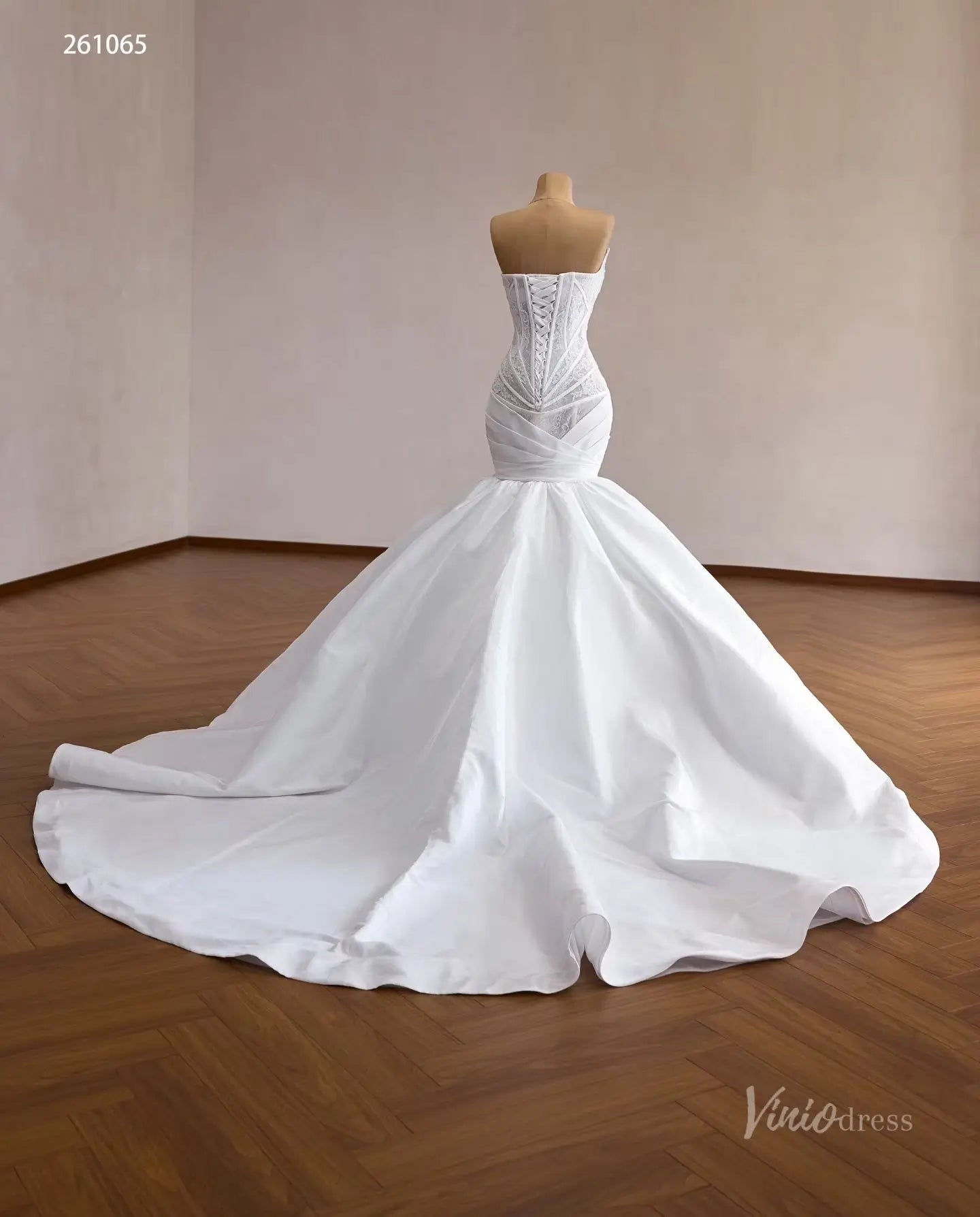261065 1meter-wedding dresses 2026-Viniodress-Ivory-Custom Size – Add Measurements in Cart-