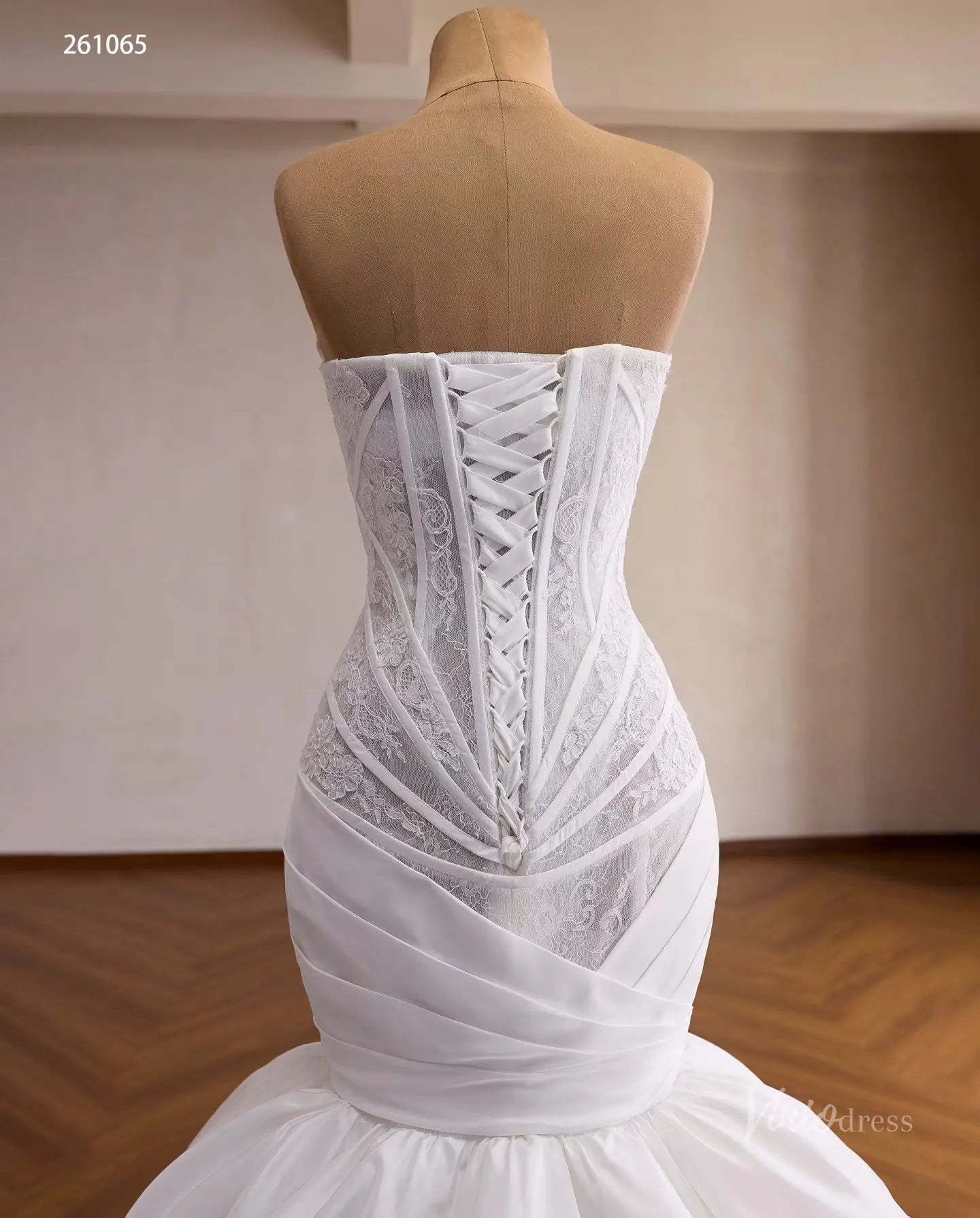 261065 1meter-wedding dresses 2026-Viniodress-Ivory-Custom Size – Add Measurements in Cart-