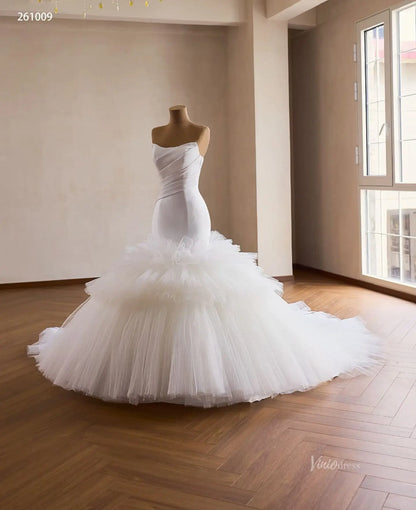 261009 1meter-wedding dresses 2026-Viniodress-Ivory-Custom Size – Add Measurements in Cart-