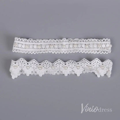 Lace Bridal Wedding Garter Set AC1251-Accessories 2025 -Viniodress-#8-