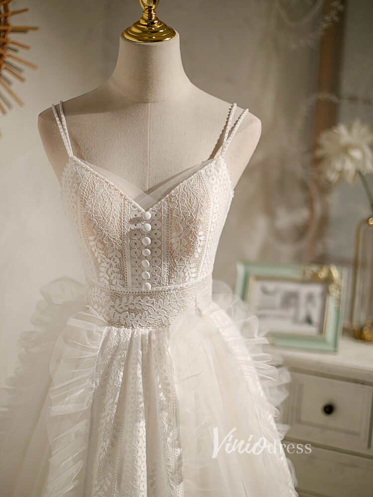 Lace Homecoming Dresses Spaghetti Strap Graduation Dress SD1459 Viniodress Lace Homecoming Dresses Spaghetti Strap Graduation Dress SD1459 Viniodress
