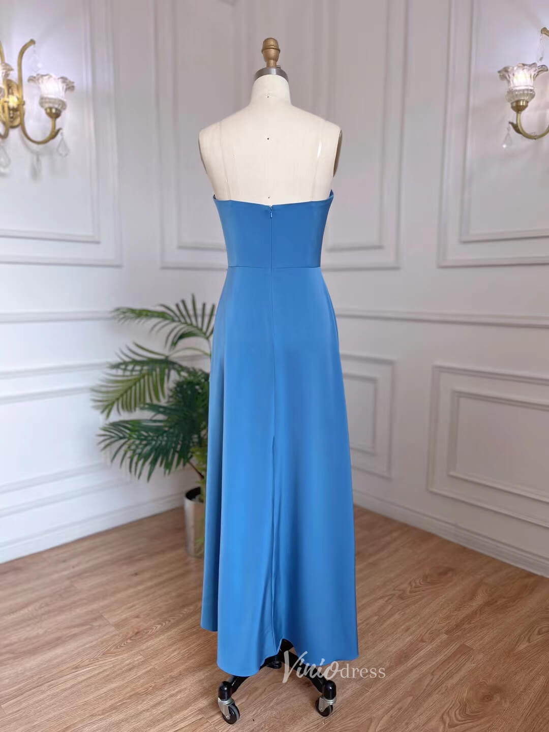 Lavender Beaded Convertible Evening Dresses Sheath Mother of the Bride Dress 20052-Evening Dresses 2025 -Viniodress-Lavender-US 2-