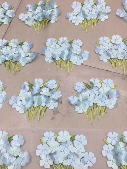 Lavender Flower Blossom Prom Dresses Spaghetti Strap Sweetheart Neck Formal Dresses FD3801-prom dresses 2025 -Viniodress-Lavender-Custom Size-