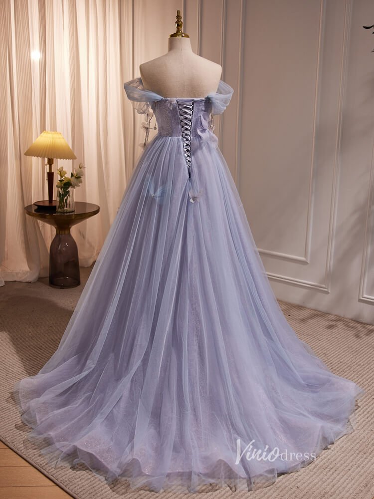 Lavender Lace Homecoming Dresses Butterfly Short Graduation Dress BJ00 Viniodress Lavender Lace Homecoming Dresses Butterfly Short Graduation Dress BJ00 Viniodress