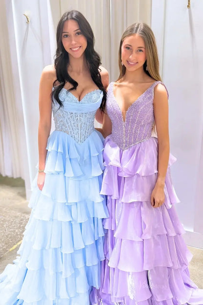RF217不转 Shiny Organza-prom dresses 2026-Viniodress-Lavender-Custom Size – Add Measurements in Cart-