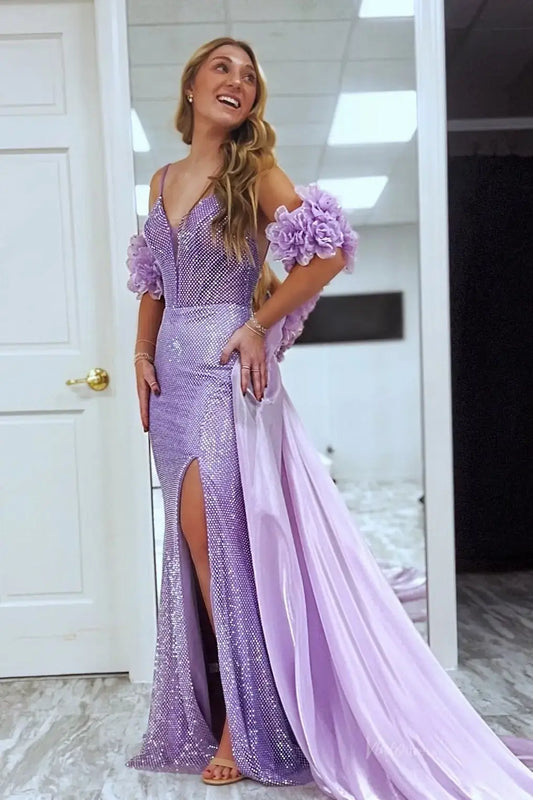 PG028不转-Pageant Dress 2026-Viniodress-Lavender-US 0-