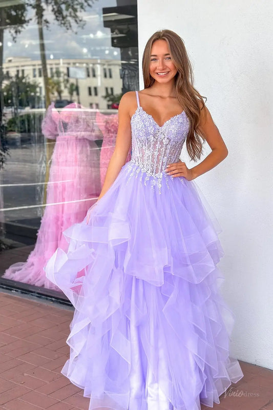 LY011不转-prom dresses 2026-Viniodress-Lavender-Custom Size-