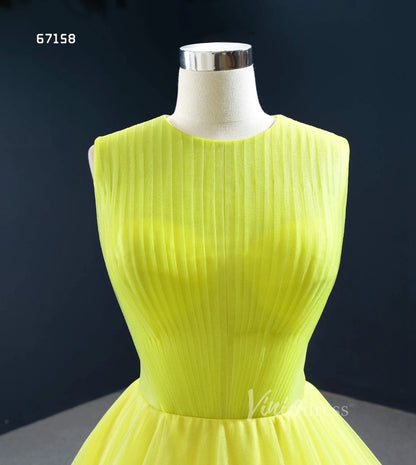 Layered Tulle Ball Gown Sweet 16 Dress Fuchsia Ruffle Wedding Dress 67158-prom dresses 2025 -Viniodress-Fuchsia-Custom Size-