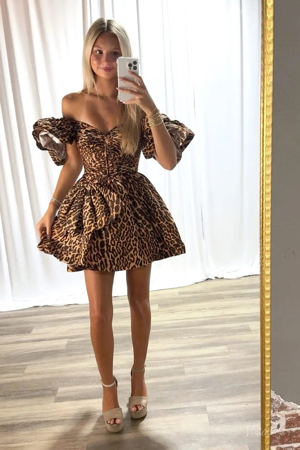 HS006-Homecoming Dresses 2026-Viniodress-Brown-Custom Size-