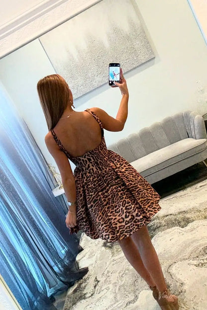 HS040-Homecoming Dresses 2026-Viniodress-Brown-Custom Size – Add Measurements in Cart-