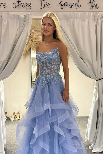 LY019不转-prom dresses 2026-Viniodress-Periwinkle-Custom Size-