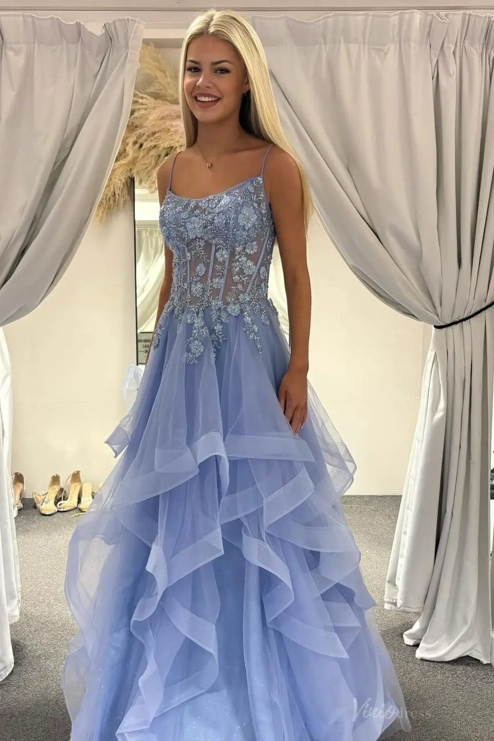 LY019不转-prom dresses 2026-Viniodress-Periwinkle-Custom Size-