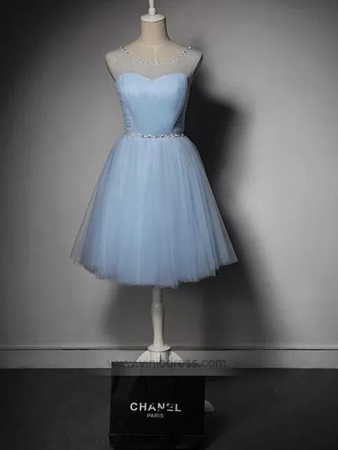 Short Prom Dresses 2025 Cheap Light Blue Homecoming Dresses SD1077-homecoming dresses-Viniodress-Light Blue-Custom Size-Viniodress