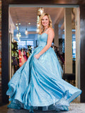 Prom Dress 2025 Light Blue Layered Ruffle Prom Dresses Sweetheart Neck Evening Dress FD2943-unique prom dresses-Light Blue-Custom Size-Viniodress