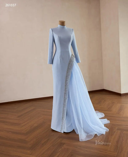 261037-Evening Dresses 2026-Viniodress-Light Blue-Custom Size – Add Measurements in Cart-