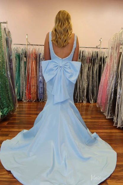 SS266-prom dresses 2026-Viniodress-Light Blue-Custom Size-