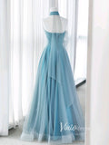 Prom Dress 2025 Light Blue Sparkly Prom Dresses Sweetheart Neck Evening Gown FD3417-unique prom dresses-Light Blue-Custom Size-Viniodress