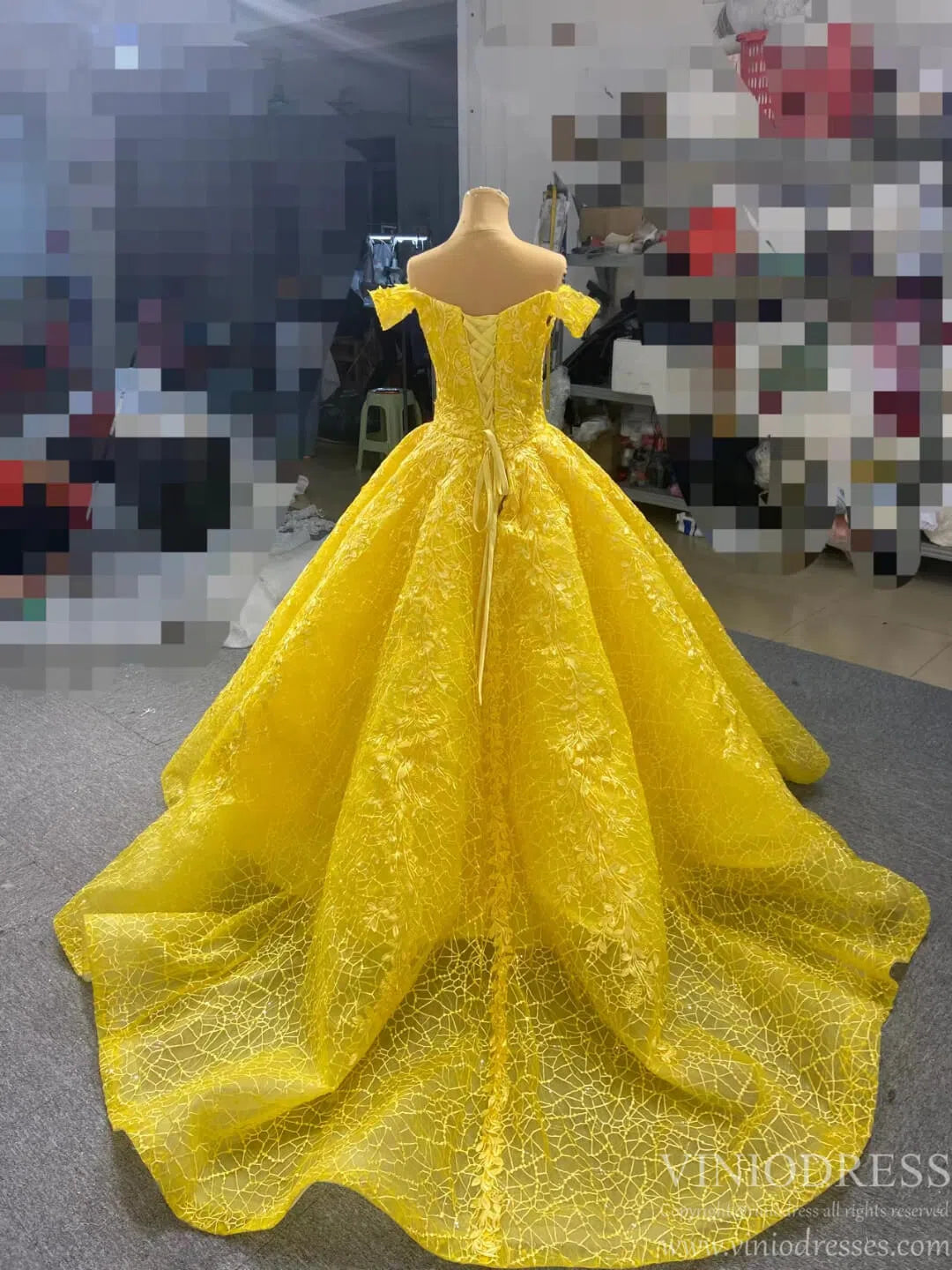 Light Blue Sweet 16 Dress Vintage Quinceanera Dress 66601 viniodress-Quinceanera Dresses 2025 -Viniodress-Light Blue-Custom Size-