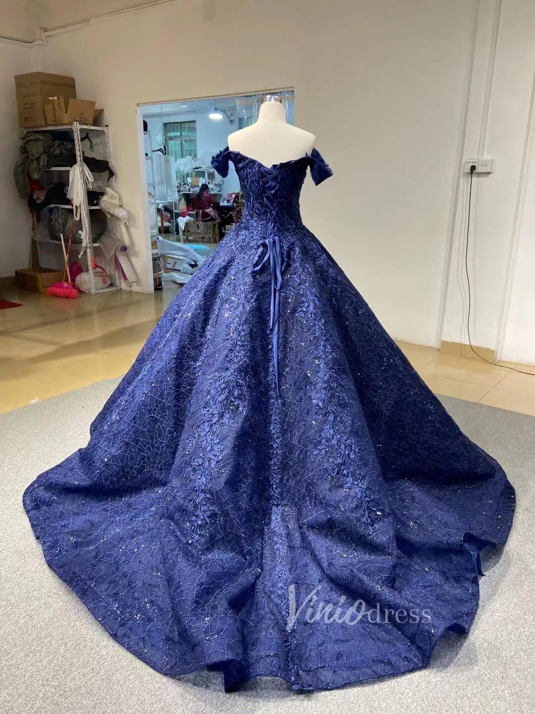 Light Blue Sweet 16 Dress Vintage Quinceanera Dress 66601 viniodress-Quinceanera Dresses 2025 -Viniodress-Light Blue-Custom Size-