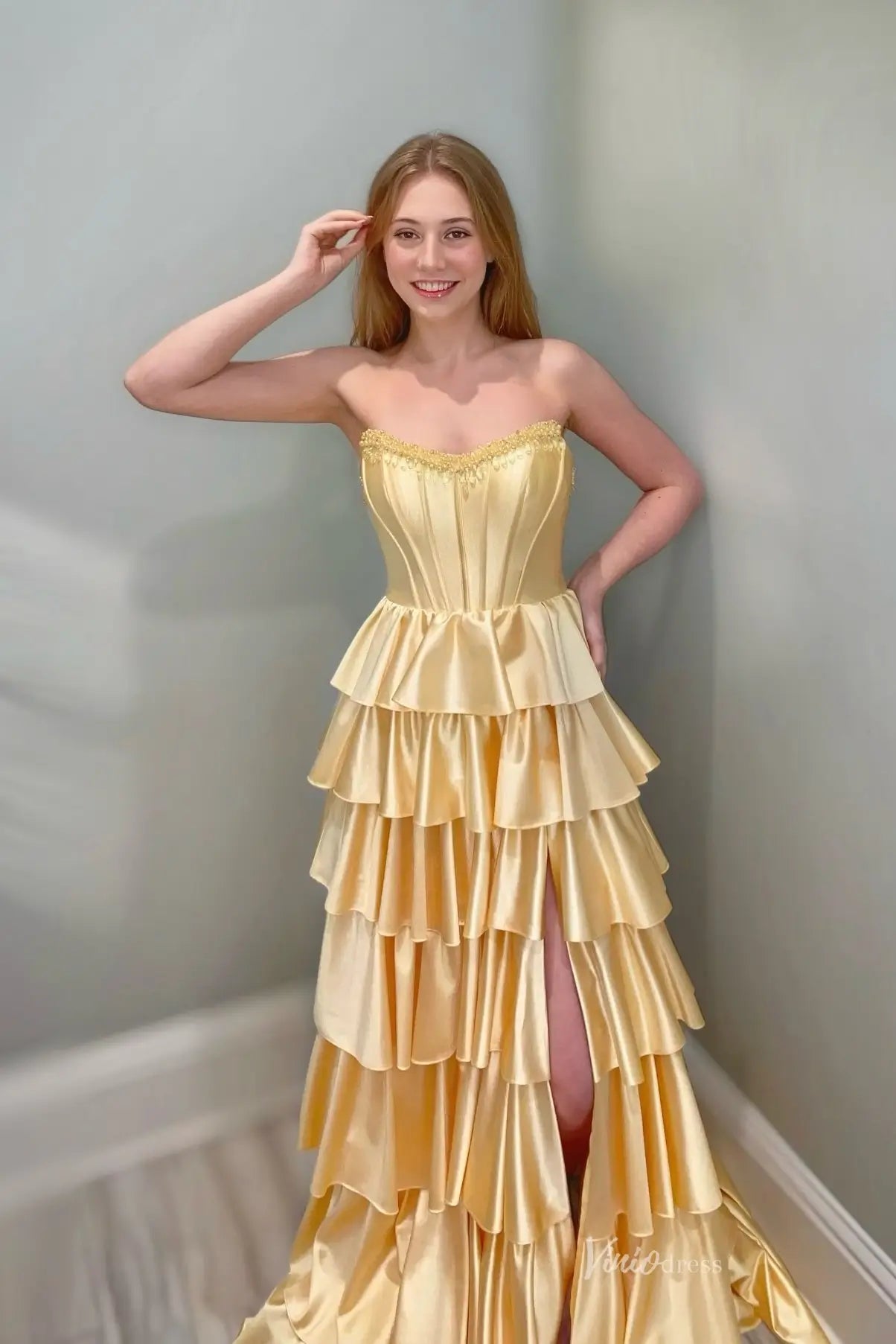 RF404-prom dresses 2026-Viniodress-Light Gold-Custom Size-