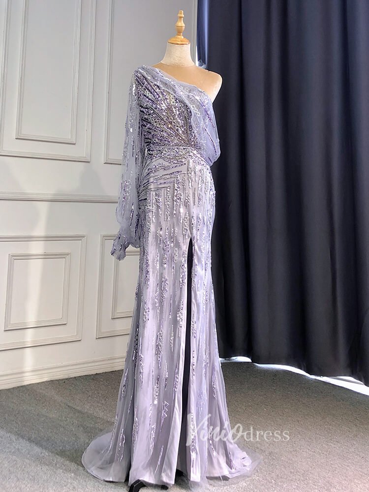 Light Teal Green Beaded Prom Dressses Vintage 20s Evening Dress 20012-Evening Dresses 2025 -Viniodress-Lavender-US 2-