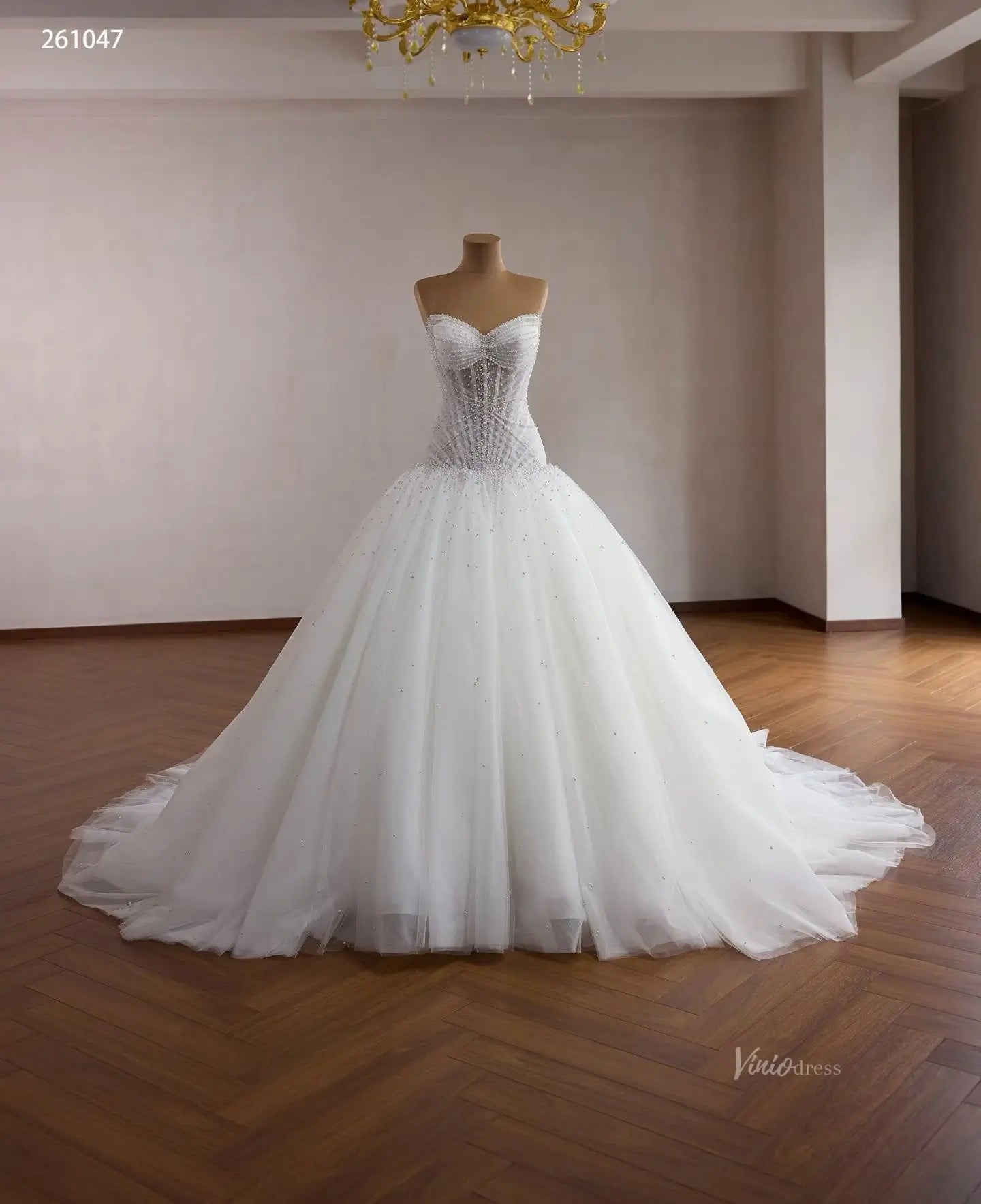 261047 80cm-wedding dresses 2026-Viniodress-Ivory-Custom Size – Add Measurements in Cart-