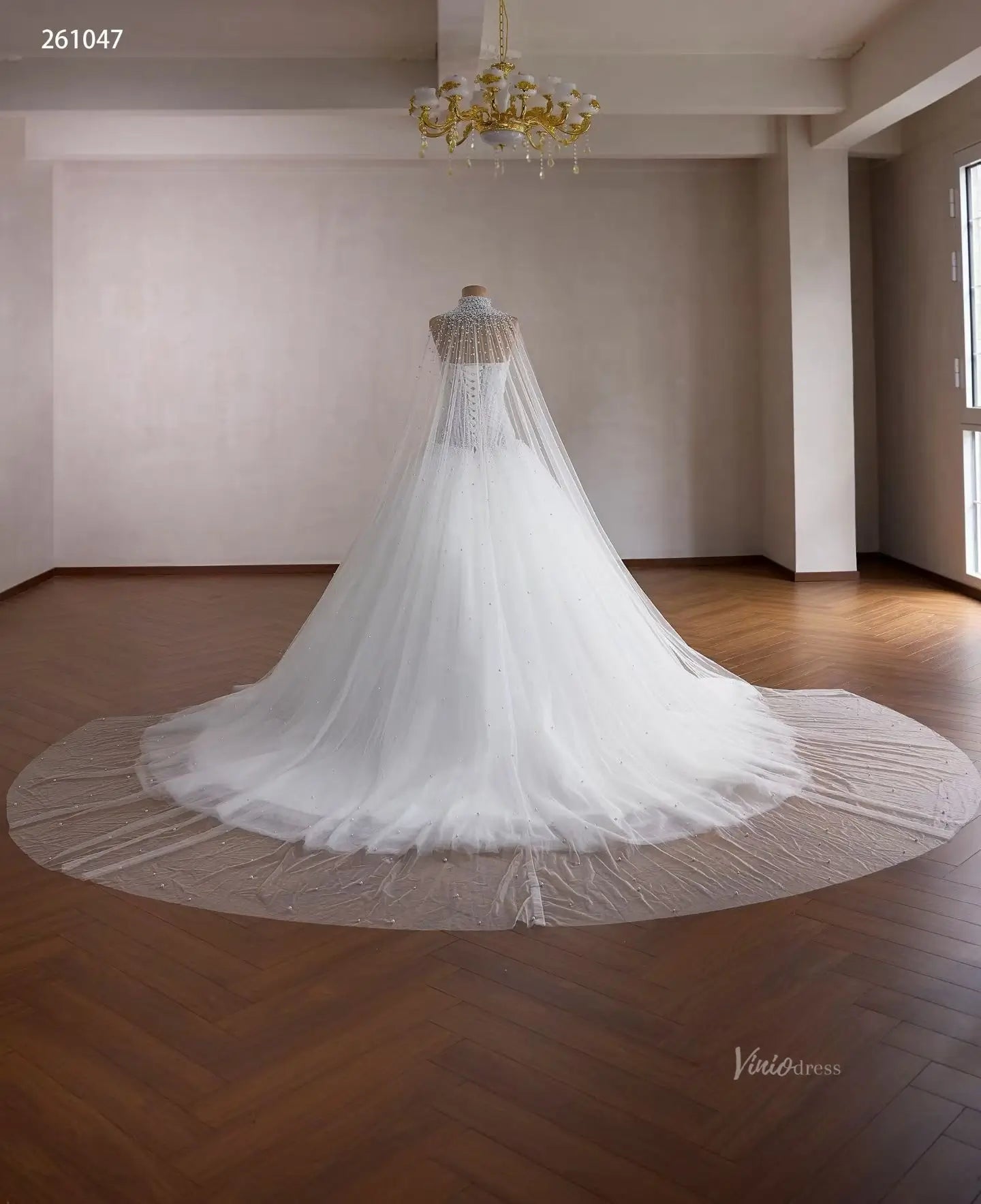 261047 80cm-wedding dresses 2026-Viniodress-Ivory-Custom Size – Add Measurements in Cart-