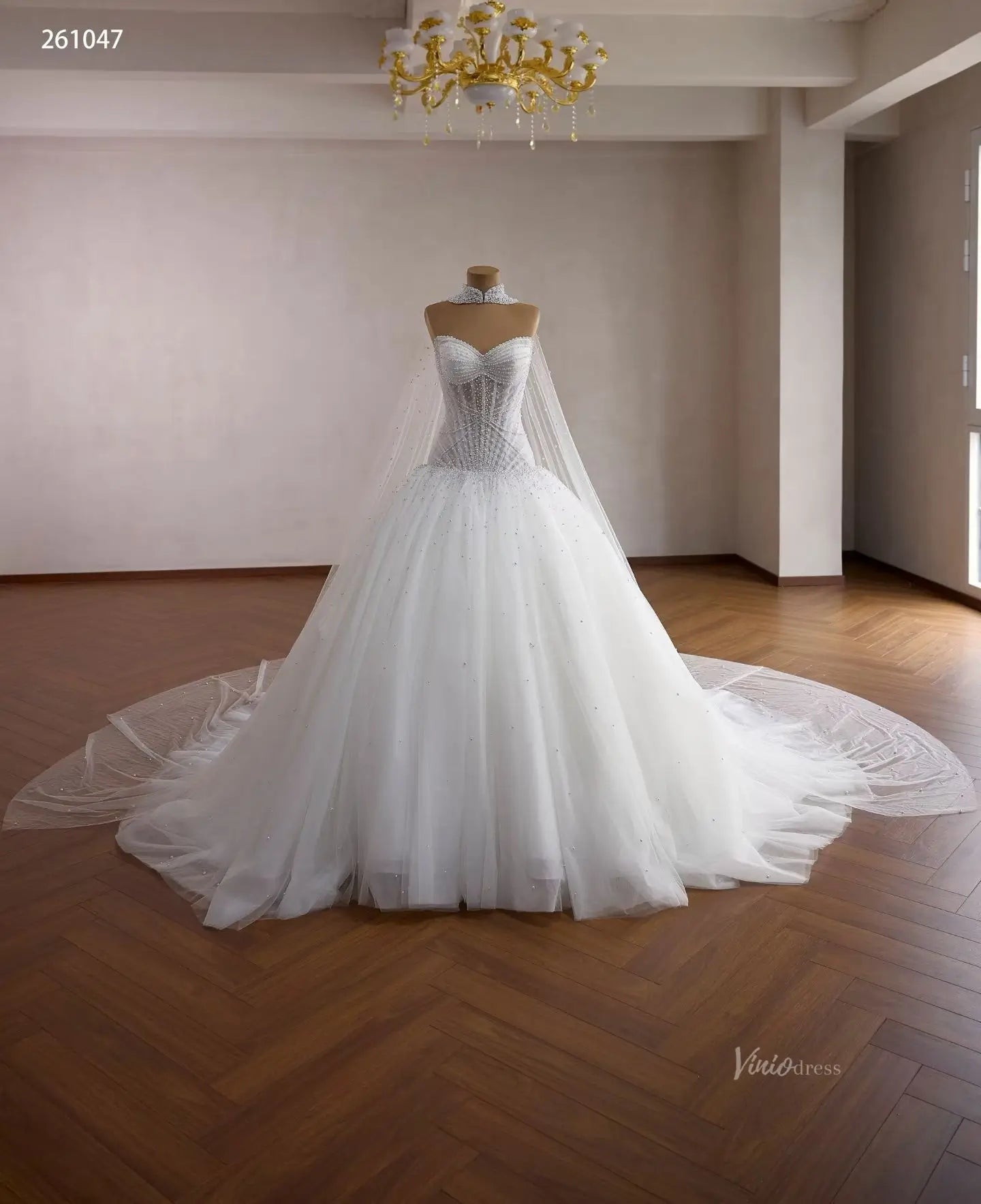 261047 80cm-wedding dresses 2026-Viniodress-Ivory-Custom Size – Add Measurements in Cart-