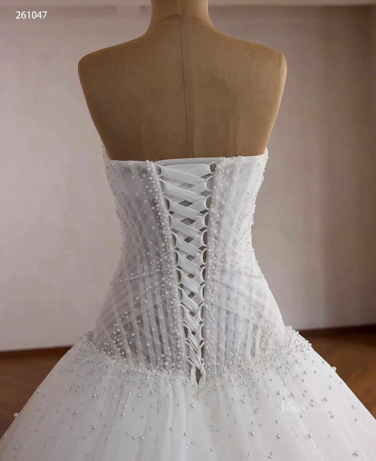 261047 80cm-wedding dresses 2026-Viniodress-Ivory-Custom Size – Add Measurements in Cart-